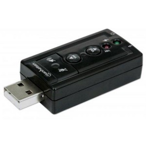 Placa sunet USB 2.0 Hi-Speed virtual 3D 7.1 cu volume control [151429]